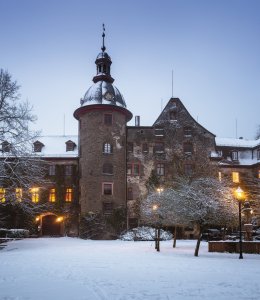 Winterzauber im Schloss Laubach © Silke Koch-fotolia.com