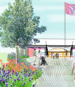 BUGA 23 Mannheim © Rendering: BUGA 23/ Northern Light